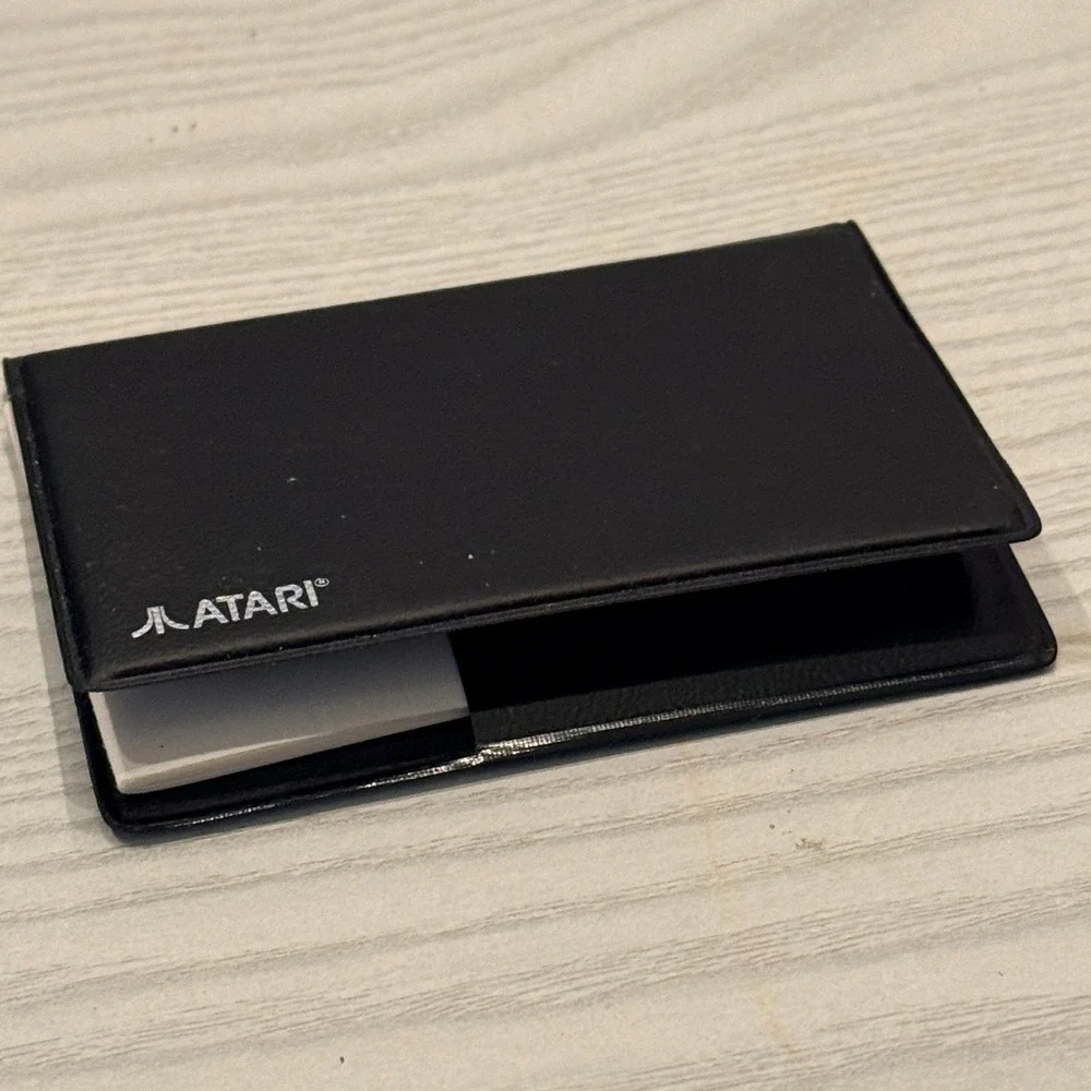 Atari Unisex DB 2300 Manual Case Vintage Tech Accessory OS Black Faux Leather